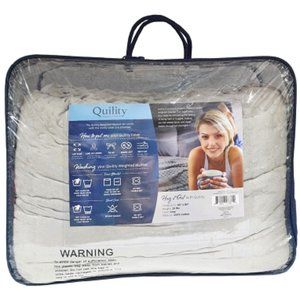 Quility Weighted Blanket with Soft Cover - 20 lbs Full/Queen 60" X 80" - Grey